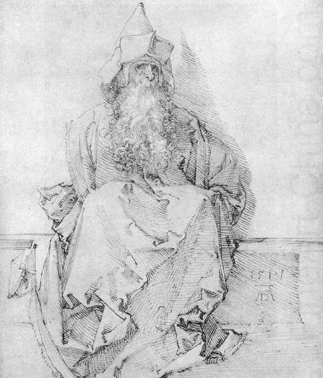 Albrecht Durer Seated Prophet china oil painting image